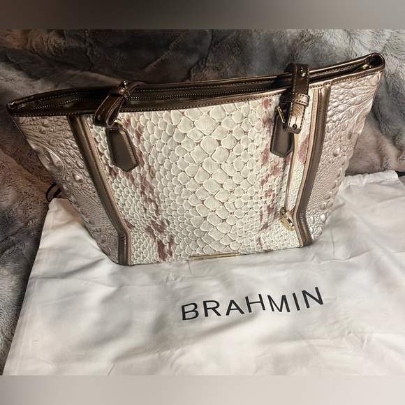 EUC Brahmin Medium Asher Tote Sky Carlisle - Picture 5 of 11